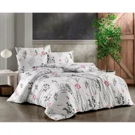 Pościel - Kvalitex Pościel bawełniana Delux Beauty, biały, 140 x 200 cm, 70 x 90 cm, 140 x 200 cm, 70 x 90 cm - miniaturka - grafika 1