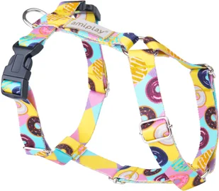 Szelki regulowane dla psa Amiplay BeHappy Guard XL Donut - Szelki dla psów - miniaturka - grafika 1