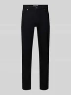 Spodnie męskie - Jeansy o kroju slim fit z klasycznymi 5 kieszeniami - miniaturka - grafika 1