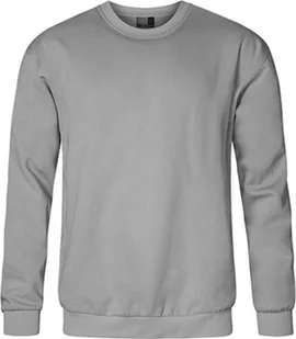 Promodoro 5099 Nowy sweter męski 100 - Kolor: Nowy jasnoszary (jednolity) - Rozmiar: XS - Swetry męskie - miniaturka - grafika 1