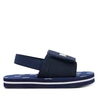 Buty dla chłopców - Sandały BOSS J52156 S Granatowy - miniaturka - grafika 1