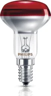 Pozostałe oświetlenie - Philips Żarówka Philips Refl Col 923348944217 40W E-14 NR50 230V czerwona - miniaturka - grafika 1