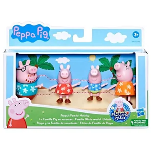 Hasbro, zestaw figurek Świnka Peppa, RODZINA PEPPY NA WAKACJACH - Figurki dla dzieci Hasbro, zestaw figurek Świnka Peppa, RODZINA PEPPY NA WAKACJACH - Figurki dla dzieci - miniaturka - grafika 1