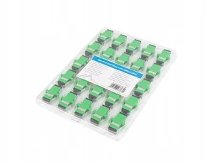 Adapter światłowodowy Lanberg SM SC/APC simplex zaślepka czarna 25szt - Pozostałe akcesoria sieciowe - miniaturka - grafika 1