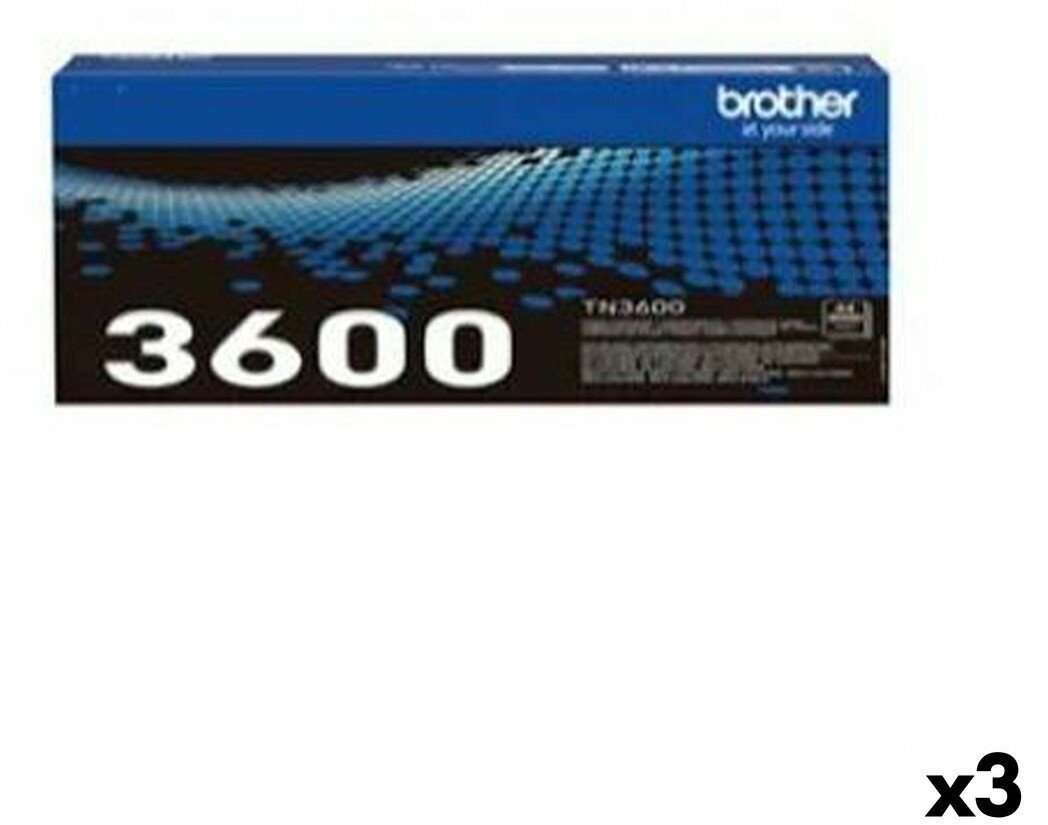 Toner Oryginalny Brother HLL5210DN 5210DW 5215DN 6210DW 6410DN DCPL5510DW M Czarny 3 Sztuk