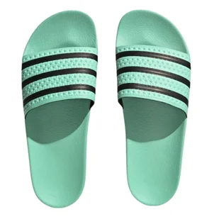 Klapki męskie Adidas Adilette sportowe zielone-44,5 - Klapki i japonki męskie - miniaturka - grafika 1