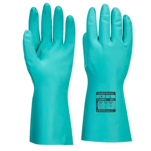 Rękawica chemiczna Nitrosafe Plus Zielony XS - Rękawice robocze - miniaturka - grafika 1