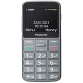 Telefony komórkowe - Panasonic KX-TU160 Szary - miniaturka - grafika 1