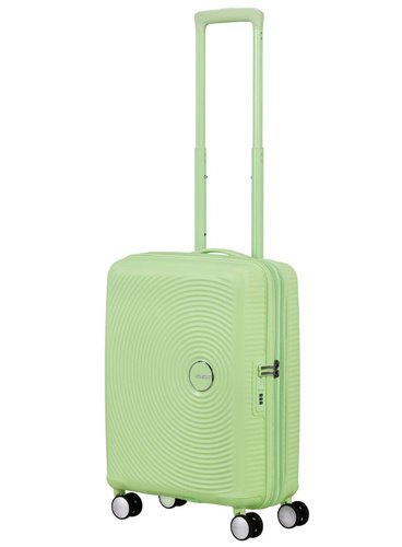 Walizka mała American Tourister Soundbox EXP - kiwi green