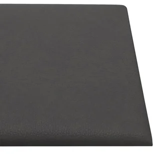Lumarko Panele ścienne, 12 szt., szare, 90x30 cm, sztuczna skóra - Panele ścienne i boazeria - miniaturka - grafika 7
