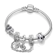 Bransoletki - Bransoletka modułowa z zawieszką rower - miniaturka - grafika 1