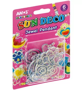 Amos Brelok witrażowy Jewel Pendant AMOS - Artykuły biurowe - miniaturka - grafika 1