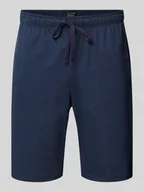 Spodnie sportowe męskie - Szorty z dzianiny dresowej z wpuszczanymi kieszeniami - miniaturka - grafika 1