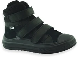 Dziecięce skórzane buty na rzep Bartek 14044305 Czarne - Buty dla chłopców - miniaturka - grafika 1