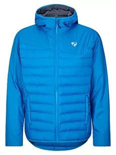Ziener Męska kurtka termiczna NANTANO Outdoor / Skitour | wiatroszczelna, wełna, bez PFC, persian blue, 46 - Kurtki męskie - miniaturka - grafika 1
