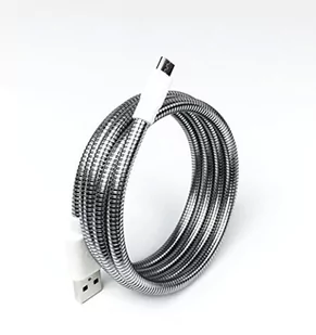 Fuse Chicken Armour Charge - Kabel do iPhone USB-C na USB-A 3.0 1m - Stalowy - Kable USB - miniaturka - grafika 1