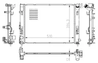 Układ chłodzenia - akcesoria - RADIATOR NISSAN Micra 0.9 17- - miniaturka - grafika 1