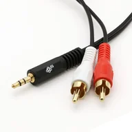 Kable - TB Kabel 3,5mm MiniJack 2x RCA M/M chinch 1,5m AKTBXAJ2RCA150B - miniaturka - grafika 1