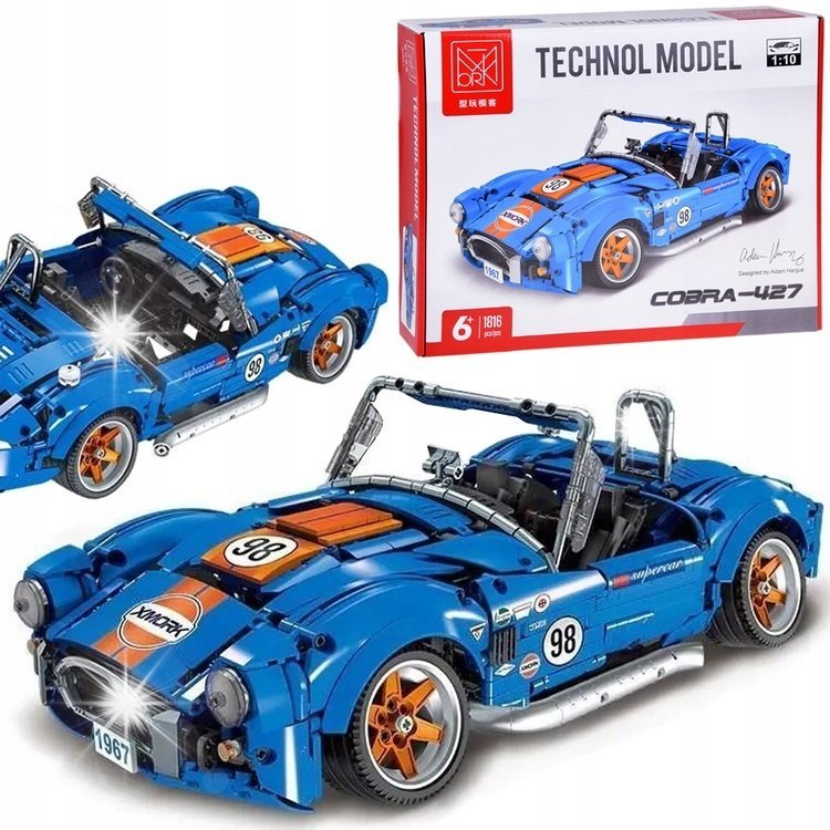 Klocki techniczne 1816-elementów auto sportowe Cobra-427 ZA5307