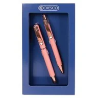 Przybory szkolne - Pióro + długopis Master w etui GB różowy - miniaturka - grafika 1