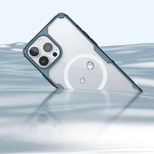 Nillkin Nature Pro Magnetic Case etui iPhone 14 Pro Max magnetyczny pokrowiec MagSafe niebieski - Etui i futerały do telefonów - miniaturka - grafika 18