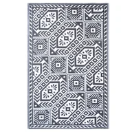 Dywany zewnętrzne - Esschert Design Esschert Design Dywan zewnętrzny, 182x122 cm, wzór diamentowy - miniaturka - grafika 1