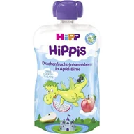 Desery dla dzieci - HiPP, HiPPiS Bio, mus z jabłek gruszek i pitai, 100 g - miniaturka - grafika 1
