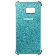 Baterie do telefonów - Samsung Nakładka Glitter Cover do Galaxy S6 EDGE + Niebieski (EF-XG928CLEGWW) - miniaturka - grafika 1