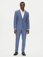 Garnitury - HUGO Garnitur Henry/Getlin232X 50530116 Niebieski Slim Fit - miniaturka - grafika 1