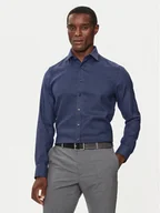 Koszule męskie - Michael Kors Koszula MK0DS01368 Granatowy Regular Fit - miniaturka - grafika 1