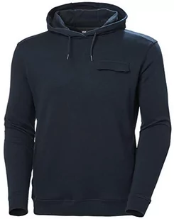 Helly Hansen Helly-Hansen Męska bluza z kapturem Hyggen Light Hoodie niebieski grantowy S 63017 - Bluzy męskie - miniaturka - grafika 1
