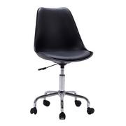 Fotele i krzesła biurowe - Czarne krzesło biurowe House Nordic Stavanger - miniaturka - grafika 1