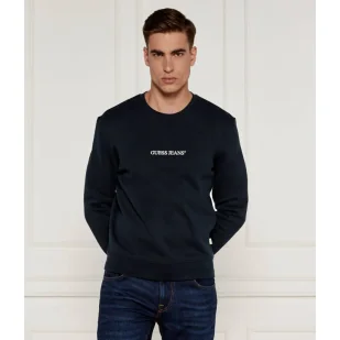 Guess Jeans Ocieplana bluza | Slim Fit - Bluzy męskie - miniaturka - grafika 1