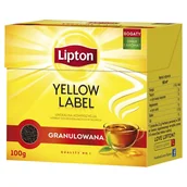 Herbata - Herbata czarna granulowana Lipton Yellow Label 100g - miniaturka - grafika 1