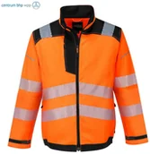 Odzież robocza - PORTWEST T500 KURTKA OSTRZEGAWCZA PW3; POMARAŃCZOWY/CZARNY - miniaturka - grafika 1