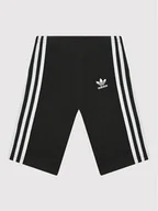Spodnie sportowe damskie - Adidas Szorty sportowe adidcolor Cycling HD2038 Czarny Slim Fit - miniaturka - grafika 1