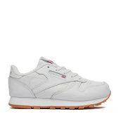 Buty dla dziewczynek - Sneakersy Reebok EO-CLASSIC LEATHER 100000166 Biały - miniaturka - grafika 1