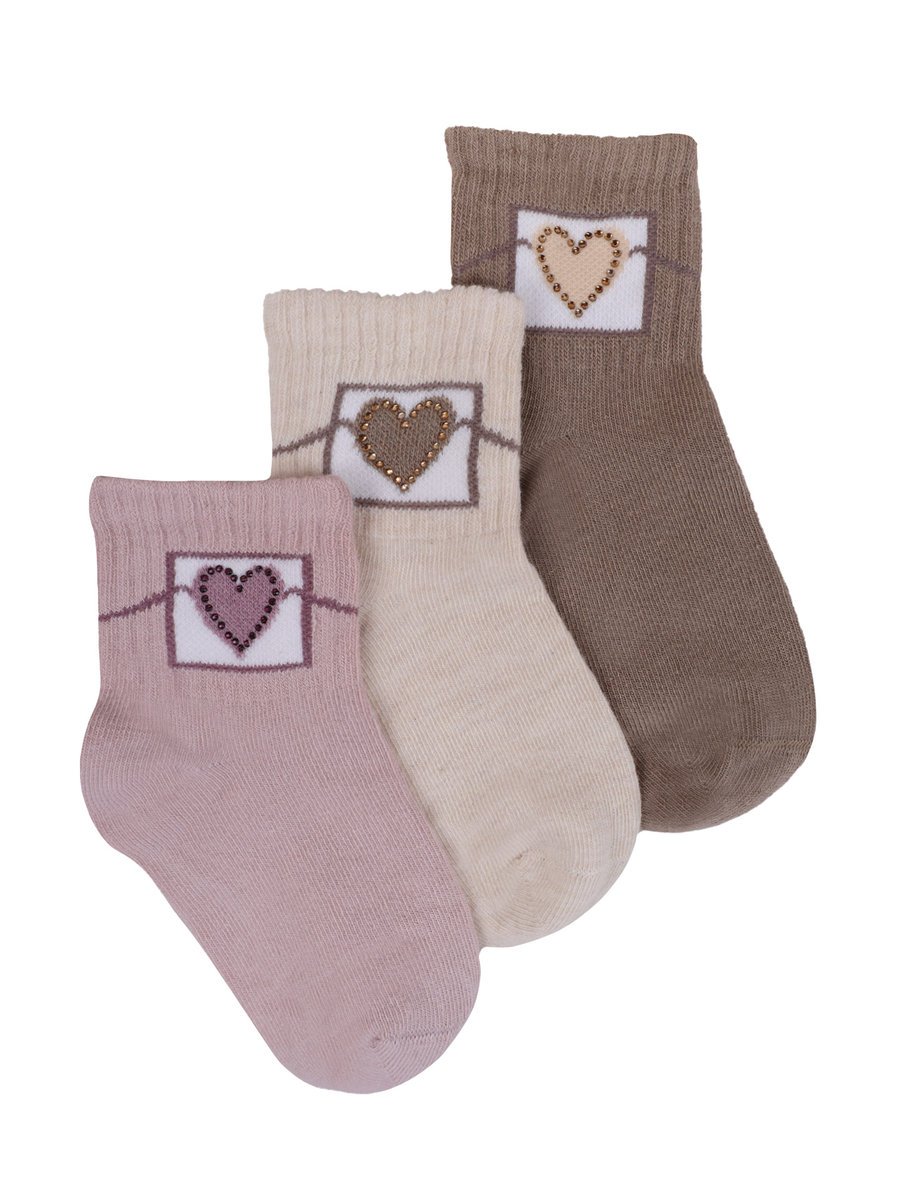 Skarpetki dziewczęce skarpety dziecięce bawełniane długie 3PAK 35-38 MYWAY