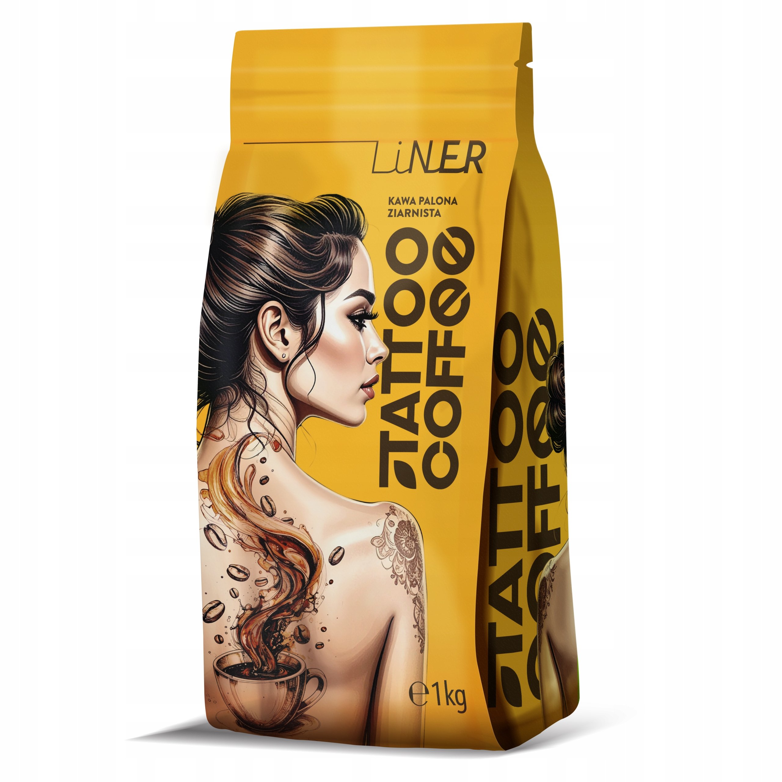 Kawa ziarnista Tattoo Liner, Brazylia Cerrado, single do ekspresu, 1 kg