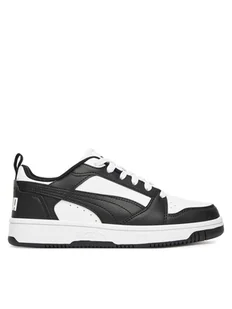 Puma Sneakersy Rebound V6 Lo Jr 393833 01 Biały - Buty dla dziewczynek - miniaturka - grafika 1