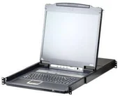 Przełączniki KVM - Aten KVM 16 port LCD LED 19 + keyboard + touchpad USB-PS/2 IP Admin (CL5716IN-ATA-AG) - miniaturka - grafika 1