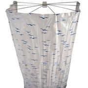 Akcesoria łazienkowe - Ridder Składana kabina prysznicowa Ombrella, 200 cm, niebieska, 58203 58203 - miniaturka - grafika 1
