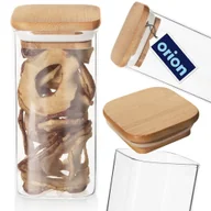 Pojemniki kuchenne - Pojemnik na produkty sypkie szklany z pokrywką i uszczelką 320 ml - miniaturka - grafika 1