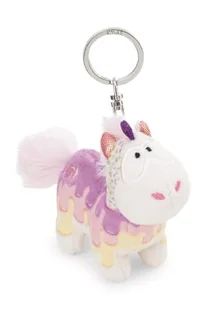 NICI 61900 breloczek jednorożec Sweety Rainbow, wierny towarzysz do plecaka lub torby, zawieszka do kluczy dla małych i dużych, 10 cm, biały - Plecaki - miniaturka - grafika 1
