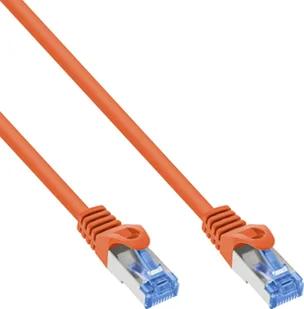 InLine® Patchkabel, Cat.6A, S/FTP, TPE LSZH, CCA, orange, 5m - Patchcordy - miniaturka - grafika 1