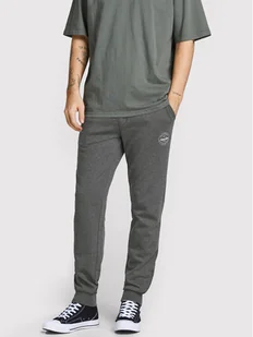 Jack&Jones Spodnie dresowe Gordon 12165322 Szary Regular Fit - Spodnie sportowe męskie - miniaturka - grafika 1