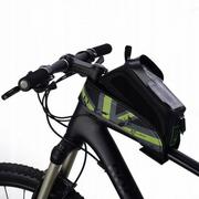 Sakwy rowerowe - Rockbros Sakwa rowerowa na ramę 021-1G, zielona - miniaturka - grafika 1