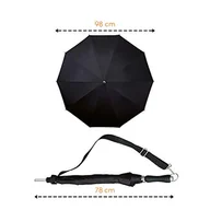 Parasole - Falcone Schouderparaplu - Zwart - miniaturka - grafika 1