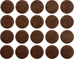 VOREL Podkładki filcowe 20 mm brązowe 74851 - Pozostałe narzędzia ogrodowe - miniaturka - grafika 1