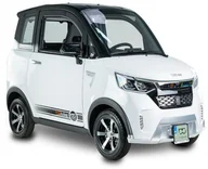 Skutery - Bili Bike Czterokołowiec lekki, skuter elektryczny zabudowany z dachem MICRO CAR BILI BIKE ECOMO 4 biały - miniaturka - grafika 1